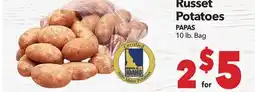 Vallarta Supermarkets Russet Potatoes offer
