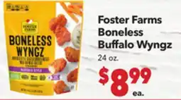 Vallarta Supermarkets Foster Farms Boneless Buffalo Wyngz offer