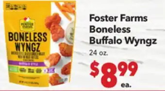 Vallarta Supermarkets Foster Farms Boneless Buffalo Wyngz offer