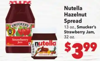 Vallarta Supermarkets Nutella Hazelnut Spread offer