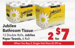 Vallarta Supermarkets Jubilee Bathroom Tissue offer