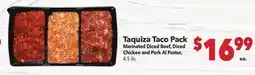 Vallarta Supermarkets Taquiza Taco Pack Marinated Diced offer