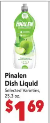Vallarta Supermarkets Pinalen Dish Liquid offer