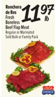 El Super Fresh Boneless Beef Flap Meat offer