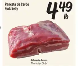 El Super Pork Belly offer