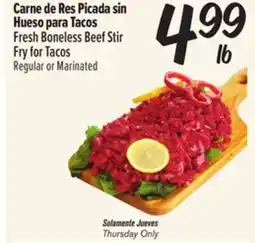 El Super Fresh Boneless Beef Stir Fry for Tacos offer