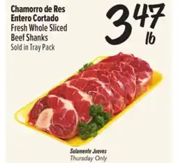 El Super Fresh Whole Sliced Beef Shanks offer