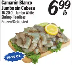 El Super 16-20 Ct. Jumbo WhiteShrimp Headless offer