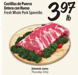 El Super Fresh Whole Pork Spareribs offer