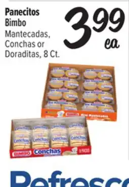 El Super Mantecadas, Conchas or Doraditas offer