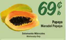 El Super Maradol Papaya offer