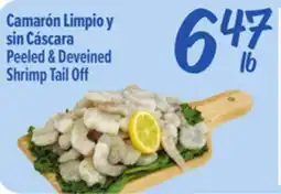 El Super Peeled & Deveined Shrimp Tail Off offer