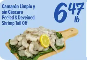 El Super Peeled & Deveined Shrimp Tail Off offer