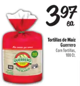El Super Guerrero Corn Tortillas offer