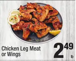 Super King Markets Chicken Leg Meat or Wings offer