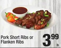 Super King Markets Pork Short Ribs or Flanken Ribs offer