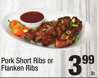 Super King Markets Pork Short Ribs or Flanken Ribs offer