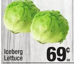 Super King Markets Iceberg Lettuce offer