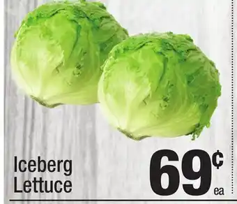 Super King Markets Iceberg Lettuce offer