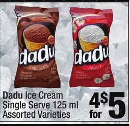 Super King Markets Dadu Ice Cream Single Serve offer
