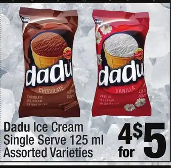 Super King Markets Dadu Ice Cream Single Serve offer