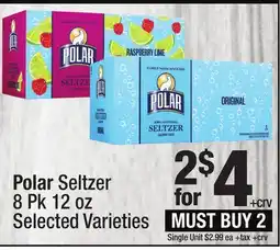 Super King Markets Polar Seltzer offer