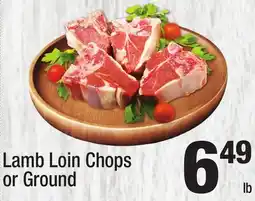 Super King Markets Lamb Loin Chops or Ground offer