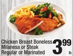 Super King Markets Chicken Breast Boneless Milanesa or Steak offer
