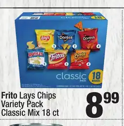 Super King Markets Frito Lays Chips Variety Pack Classic Mix offer