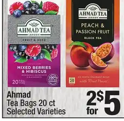 Super King Markets Ahmad Tea Bags offer