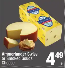 Super King Markets Ammerlander Swiss or Smoked Gouda Cheese offer