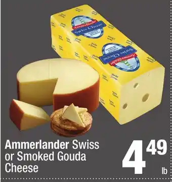 Super King Markets Ammerlander Swiss or Smoked Gouda Cheese offer
