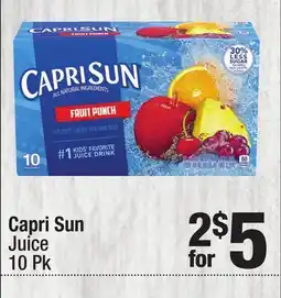 Super King Markets Capri Sun Juice offer