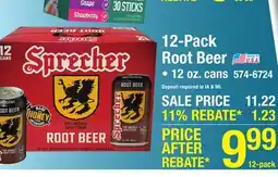 Menards 12-Pack Root Beer offer