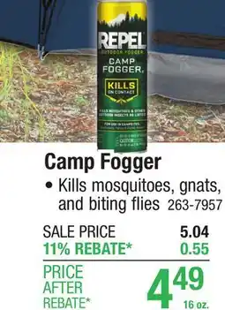 Menards Camp Fogger offer