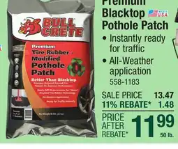 Menards Premium Blacktop Pothole Patch offer