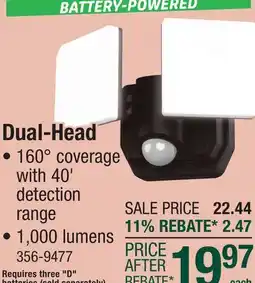 Menards Dual-Head offer