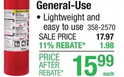 Menards General-Use offer