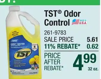 Menards TST Odor Control offer