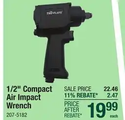Menards 1/2 Compact Air Impact Wrench offer