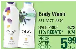 Menards Body Wash offer