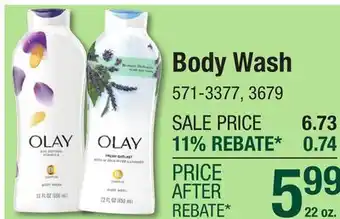 Menards Body Wash offer