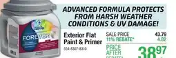 Menards Exterior Flat Paint & Primer offer