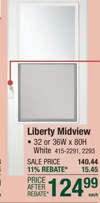Menards Liberty Midview offer