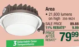Menards Area offer