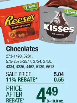 Menards Chocolates offer