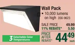 Menards Wall Pack offer
