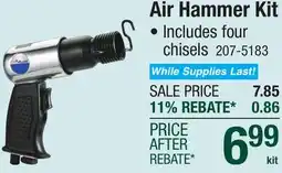 Menards Air Hammer Kit offer