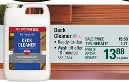 Menards Deck Cleaner offer