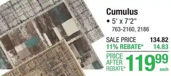 Menards Cumulus offer